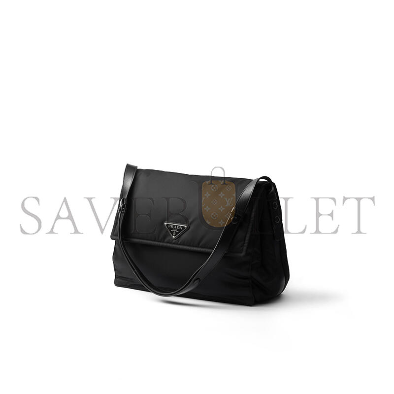 PRADA LARGE STUFFED RE-NYLON SHOULDER BAG 1BD256 (36*28*14cm) 